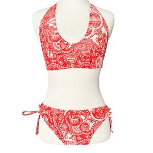 Vintage Y2K XOXO Orange Bikini